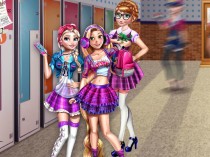 Modern Girls Collage Day- Play at Game&Game